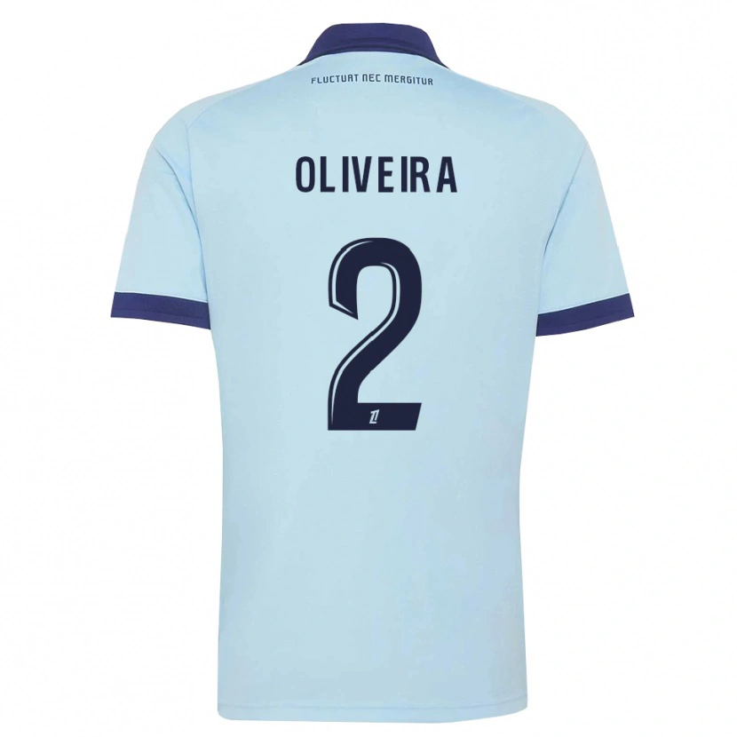 DanxenメンズJean-Louis Oliveira#2コーンフラワーブルー 黒アウェイシャツ2026/27ジャージーユニフォーム