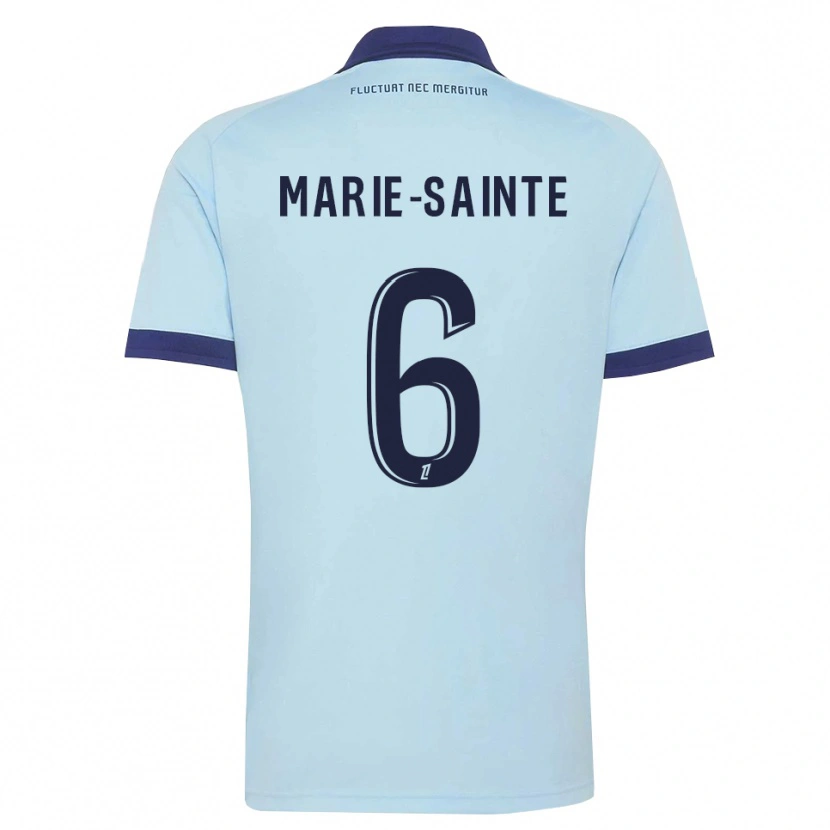 DanxenメンズAndrew Marie-Sainte#6コーンフラワーブルー 黒アウェイシャツ2026/27ジャージーユニフォーム
