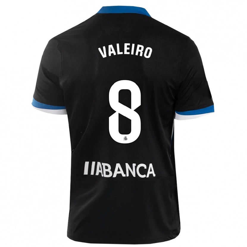 DanxenメンズMauro Valeiro#8黒 青 白アウェイシャツ2026/27ジャージーユニフォーム