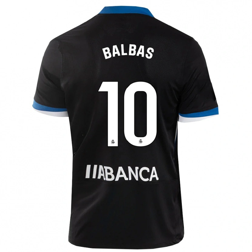 DanxenメンズNicolás Balbas#10黒 青 白アウェイシャツ2026/27ジャージーユニフォーム