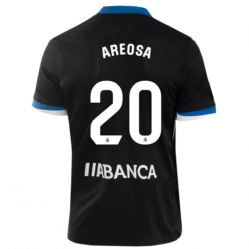 DanxenメンズHéctor Areosa#20黒 青 白アウェイシャツ2026/27ジャージーユニフォーム