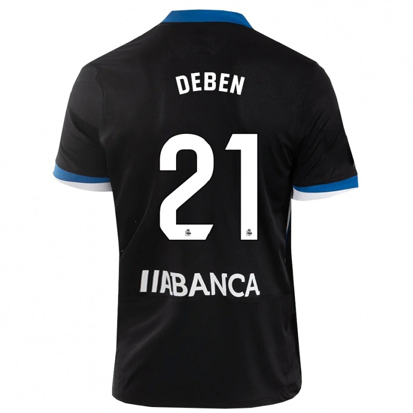 DanxenメンズSara Debén#21黒 青 白アウェイシャツ2026/27ジャージーユニフォーム