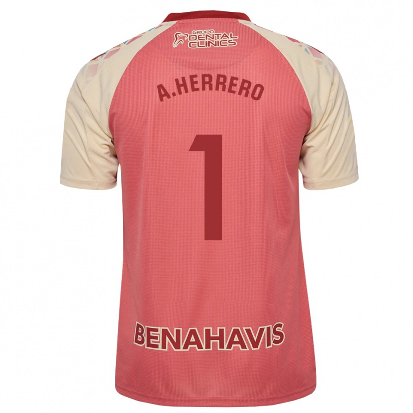 Danxenメンズアルフォンソ・エレーロ#1ライトピンク 赤 青アウェイシャツ2026/27ジャージーユニフォーム