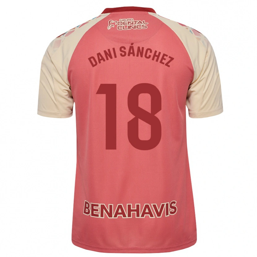 DanxenメンズDani Sánchez#18ライトピンク 赤 青アウェイシャツ2026/27ジャージーユニフォーム