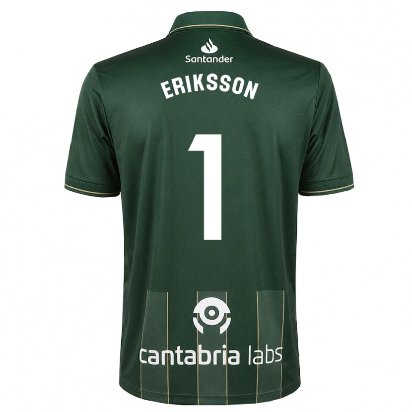 DanxenメンズSimon Eriksson#1ダークスレートグレー 白アウェイシャツ2026/27ジャージーユニフォーム