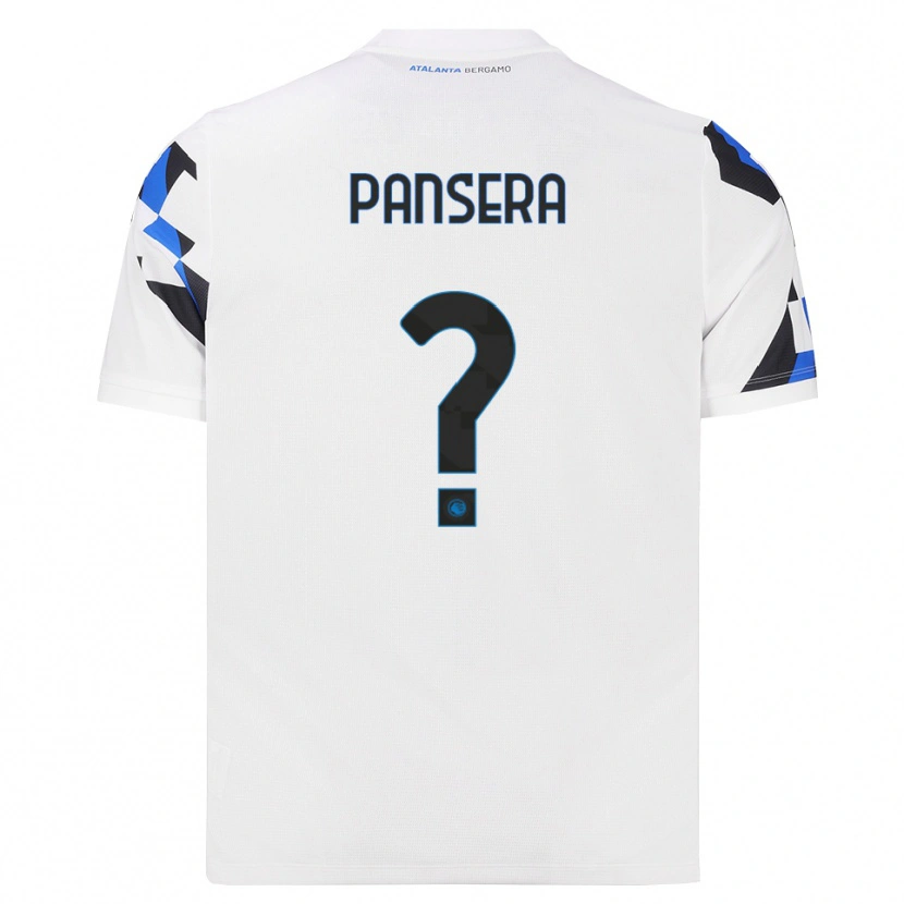 DanxenメンズDavide Pansera#0ホワイト レッドブルーアウェイシャツ2026/27ジャージーユニフォーム