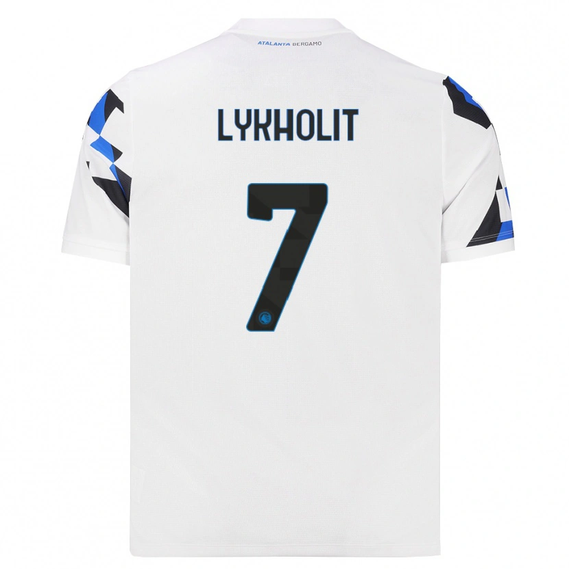 DanxenメンズIvan Lykholit#7ホワイト レッドブルーアウェイシャツ2026/27ジャージーユニフォーム