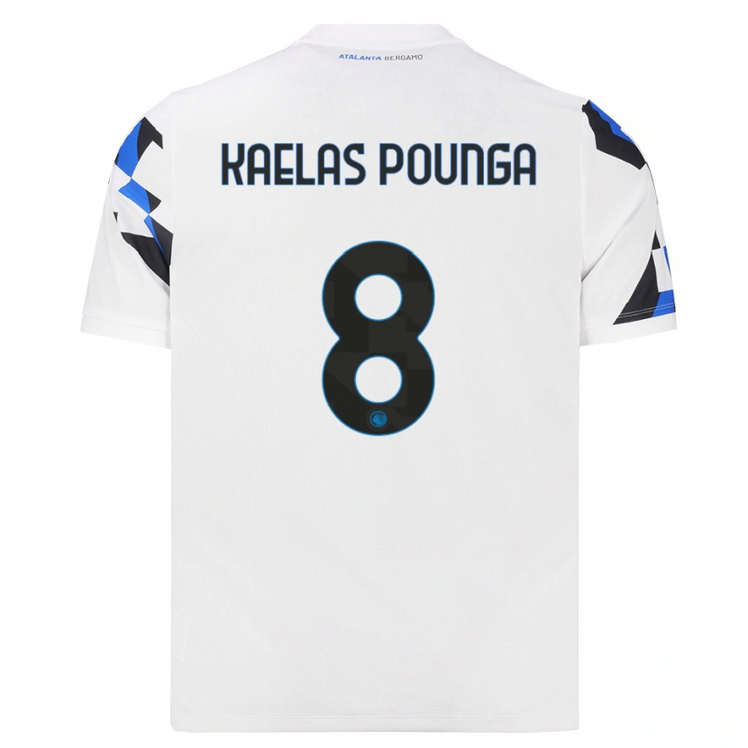 DanxenメンズDigne Kaelas Pounga#8ホワイト レッドブルーアウェイシャツ2026/27ジャージーユニフォーム