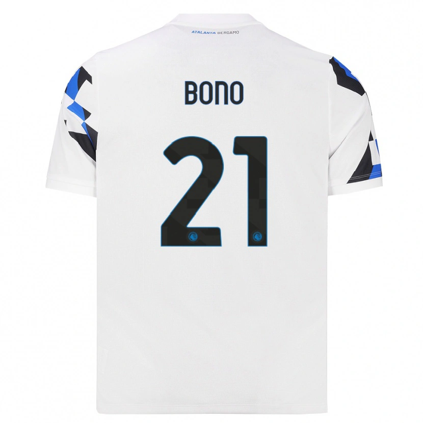 DanxenメンズDavide Bono#21ホワイト レッドブルーアウェイシャツ2026/27ジャージーユニフォーム