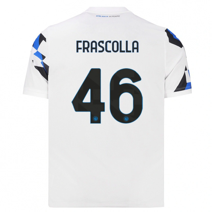 DanxenメンズAndrea Frascolla#46ホワイト レッドブルーアウェイシャツ2026/27ジャージーユニフォーム
