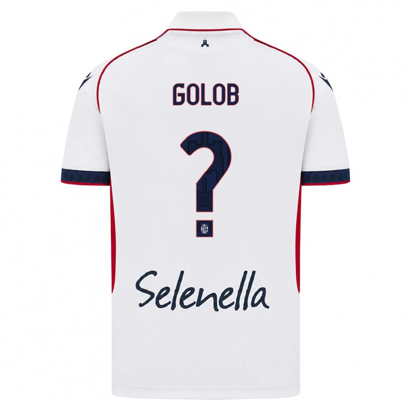 DanxenメンズLana Golob#0ホワイト レッド ロイヤルブルーアウェイシャツ2026/27ジャージーユニフォーム