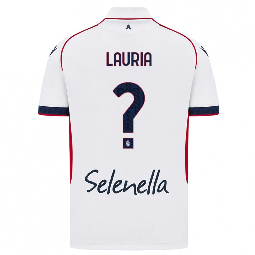 DanxenメンズNicole Lauria#0ホワイト レッド ロイヤルブルーアウェイシャツ2026/27ジャージーユニフォーム