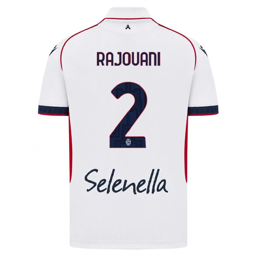 DanxenメンズYassir Rajouani#2ホワイト レッド ロイヤルブルーアウェイシャツ2026/27ジャージーユニフォーム