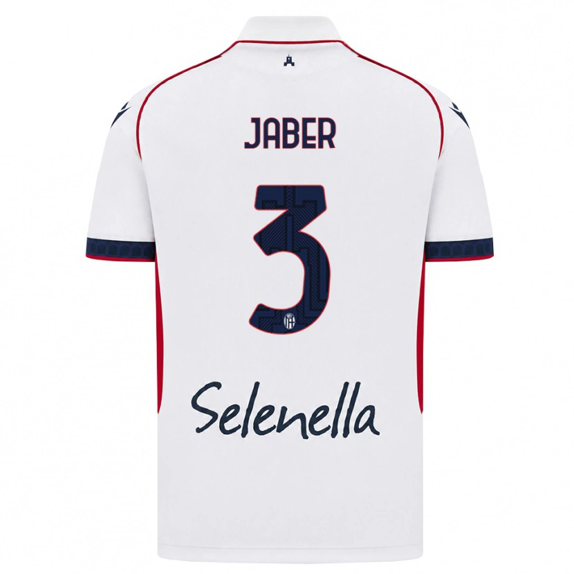 DanxenメンズAli Jaber#3ホワイト レッド ロイヤルブルーアウェイシャツ2026/27ジャージーユニフォーム