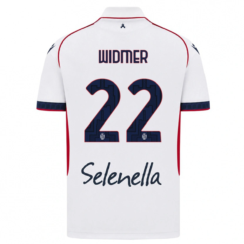 DanxenメンズRenato Widmer D’autilia#22ホワイト レッド ロイヤルブルーアウェイシャツ2026/27ジャージーユニフォーム