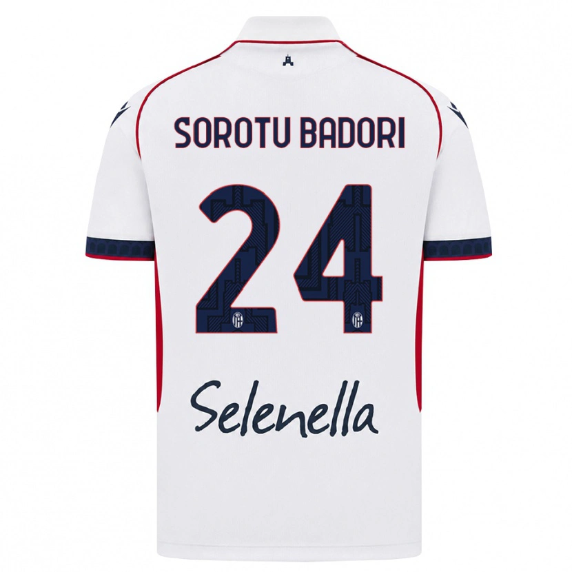 DanxenメンズKwesi Sorotu Badori#24ホワイト レッド ロイヤルブルーアウェイシャツ2026/27ジャージーユニフォーム