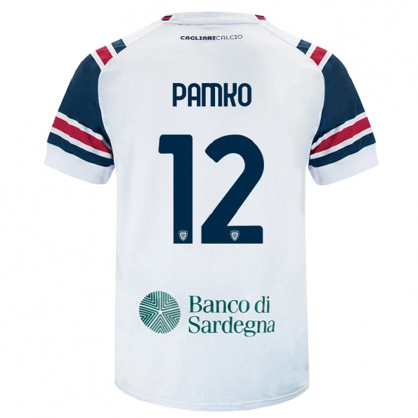 DanxenメンズDmytro Pamko#12ホワイト レッド グリーンアウェイシャツ2026/27ジャージーユニフォーム
