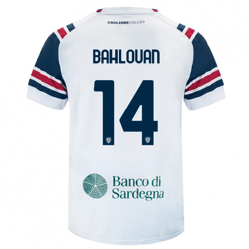 DanxenメンズAmine Bahlouan#14ホワイト レッド グリーンアウェイシャツ2026/27ジャージーユニフォーム