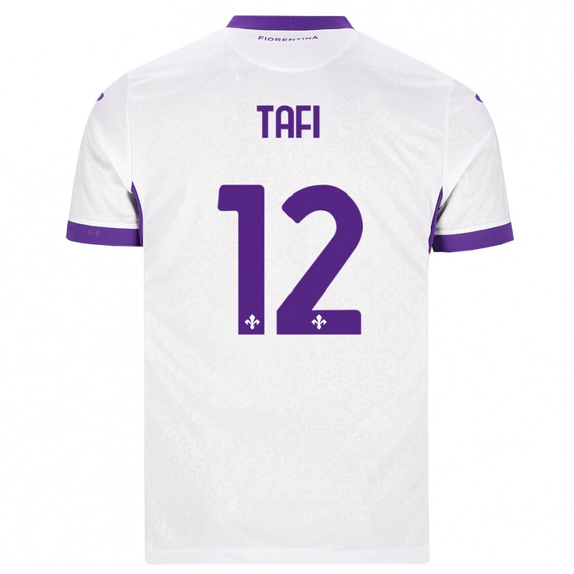 DanxenメンズGiulio Tafi#12ホワイト パープルアウェイシャツ2026/27ジャージーユニフォーム