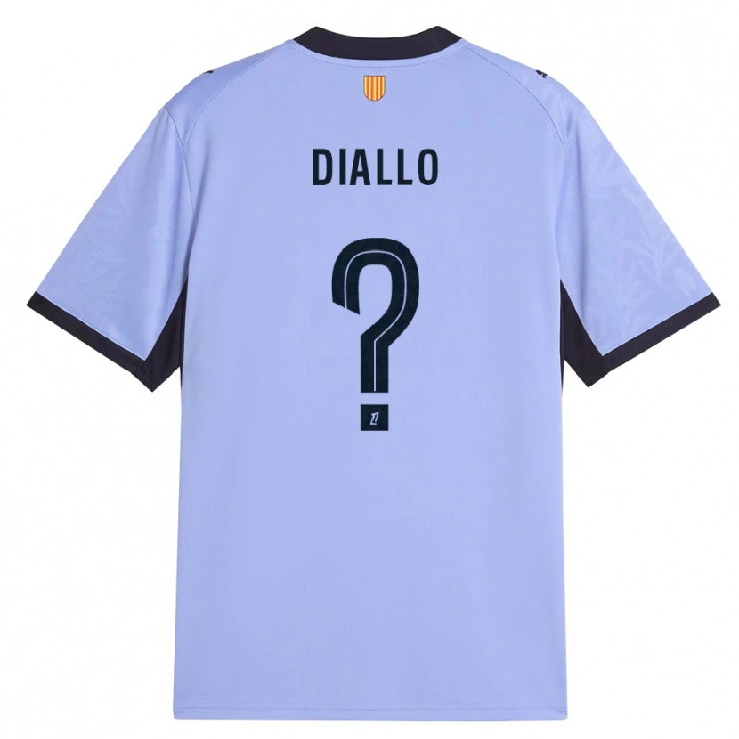 DanxenメンズMouhamed Diallo#0ラベンダー 黒サードユニフォームシャツ2026/27ジャージーユニフォーム