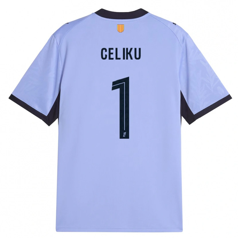 DanxenメンズBleron Celiku#1ラベンダー 黒サードユニフォームシャツ2026/27ジャージーユニフォーム