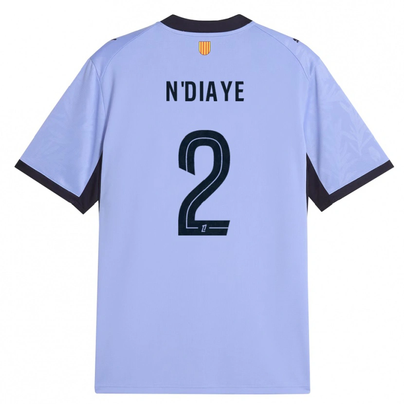 DanxenメンズOsmane N'diaye#2ラベンダー 黒サードユニフォームシャツ2026/27ジャージーユニフォーム