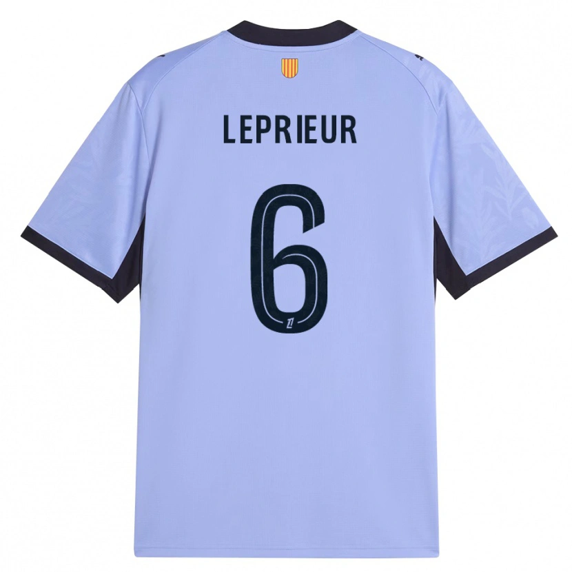 DanxenメンズEliott Leprieur#6ラベンダー 黒サードユニフォームシャツ2026/27ジャージーユニフォーム