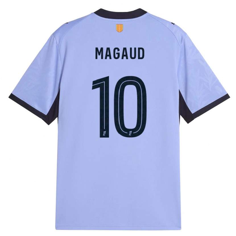 DanxenメンズKyle Magaud#10ラベンダー 黒サードユニフォームシャツ2026/27ジャージーユニフォーム