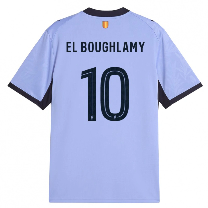 DanxenメンズAdam El Boughlamy#10ラベンダー 黒サードユニフォームシャツ2026/27ジャージーユニフォーム