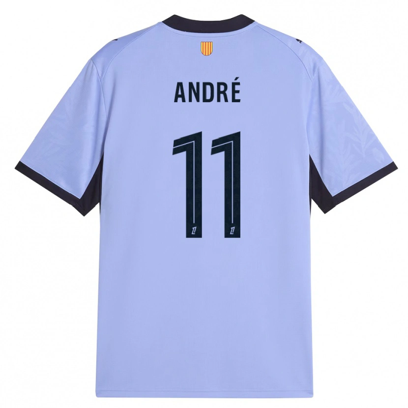 DanxenメンズKalvin André#11ラベンダー 黒サードユニフォームシャツ2026/27ジャージーユニフォーム