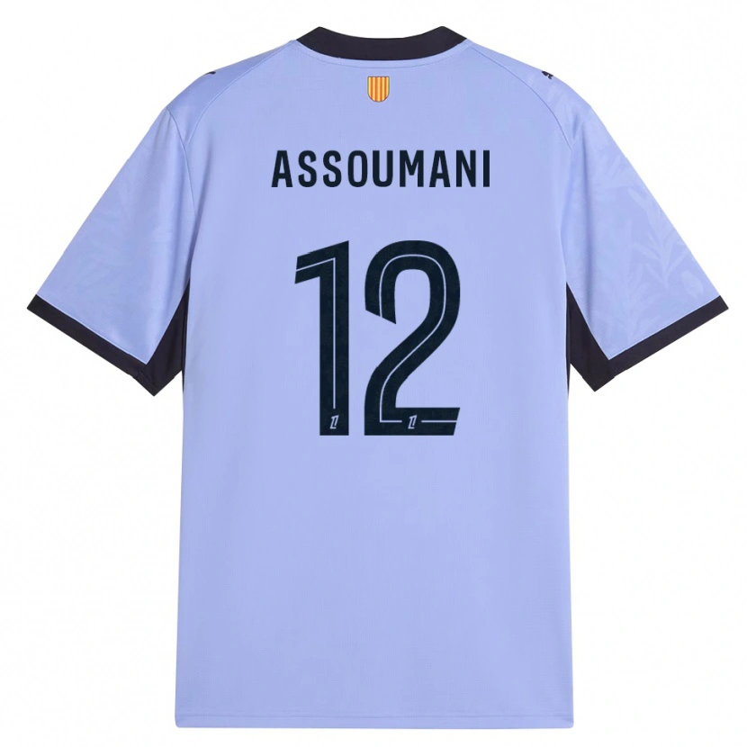 DanxenメンズSaïfi Assoumani#12ラベンダー 黒サードユニフォームシャツ2026/27ジャージーユニフォーム
