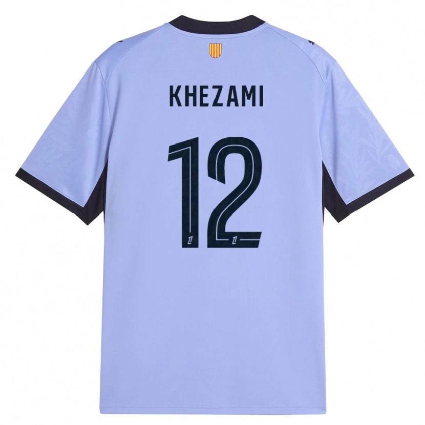 DanxenメンズRoselène Khezami#12ラベンダー 黒サードユニフォームシャツ2026/27ジャージーユニフォーム