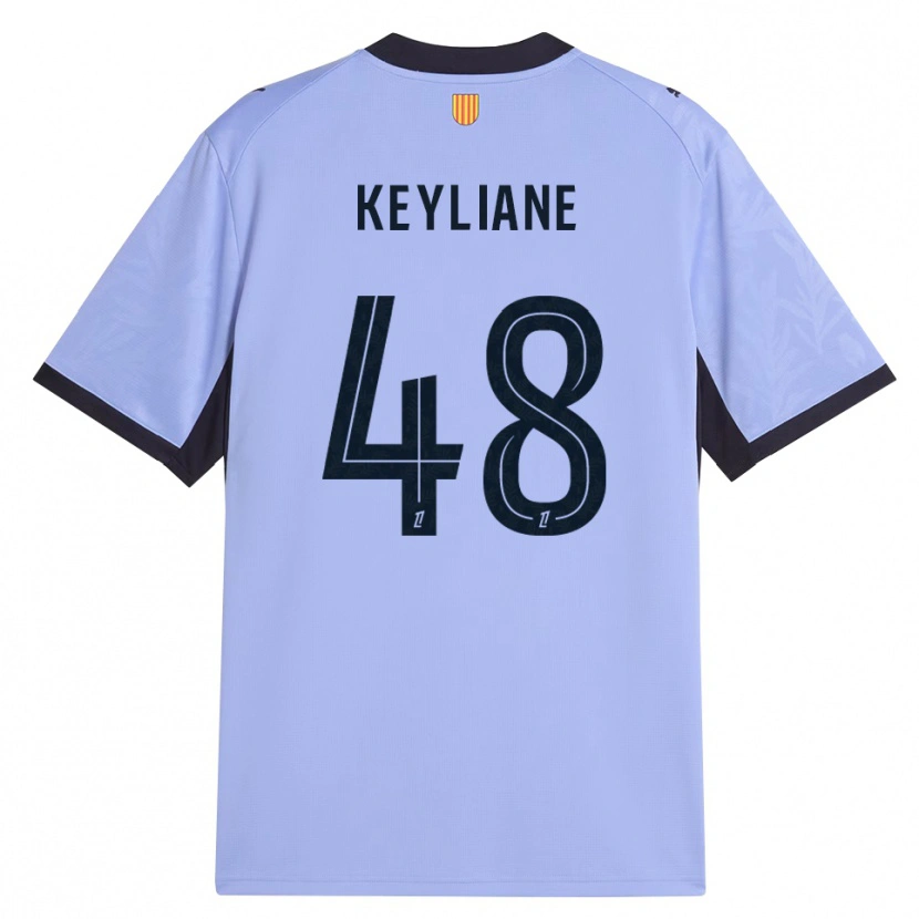 DanxenメンズKeyliane Abdallah#48ラベンダー 黒サードユニフォームシャツ2026/27ジャージーユニフォーム
