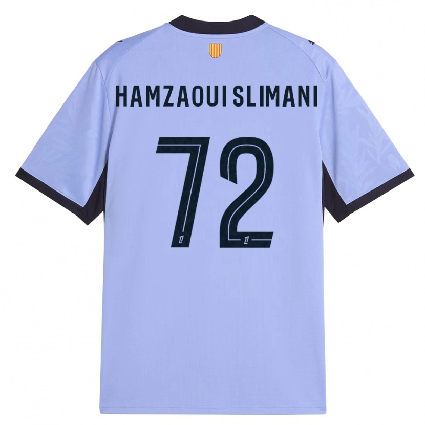 Danxenメンズハイラン・ハムザウィ・スリマニ#72ラベンダー 黒サードユニフォームシャツ2026/27ジャージーユニフォーム