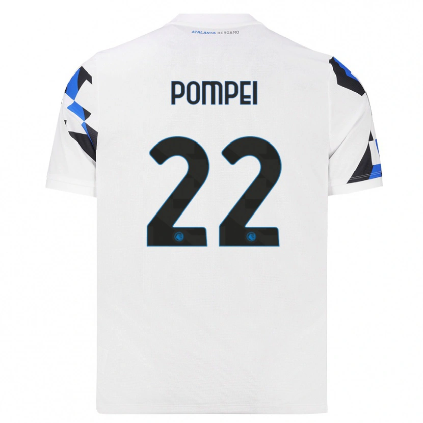 DanxenメンズThomas Pompei#22ホワイト レッドブルーアウェイシャツ2026/27ジャージーユニフォーム