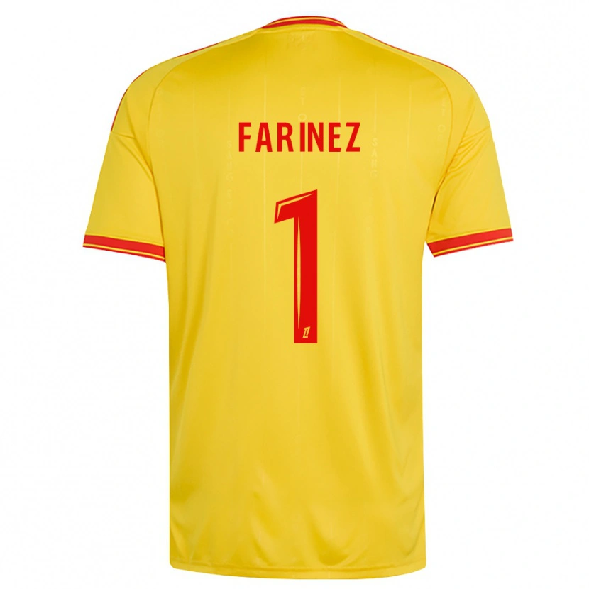 Danxenレディースウイケル・ファリニェス#1金 オレンジ 赤ホームシャツ2026/27ジャージーユニフォーム