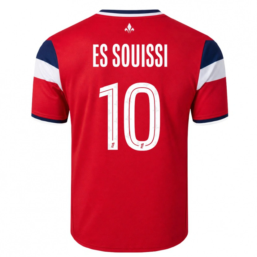 DanxenレディースYllian Es Souissi#10赤 白 ロイヤルブルーホームシャツ2026/27ジャージーユニフォーム