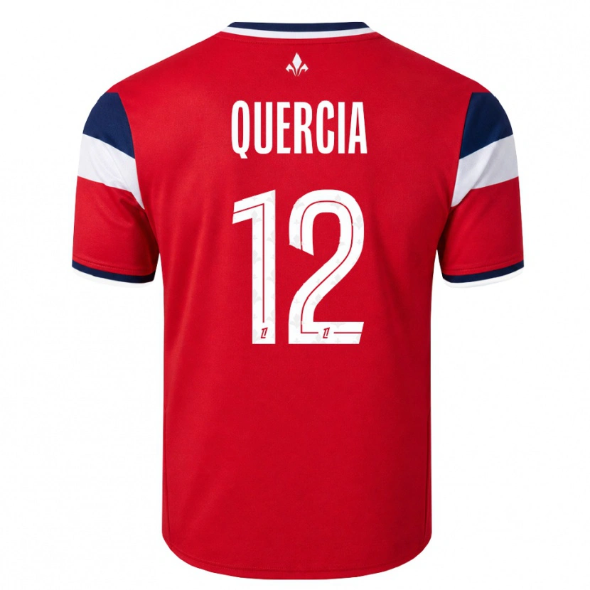 DanxenレディースLéo Quercia#12赤 白 ロイヤルブルーホームシャツ2026/27ジャージーユニフォーム