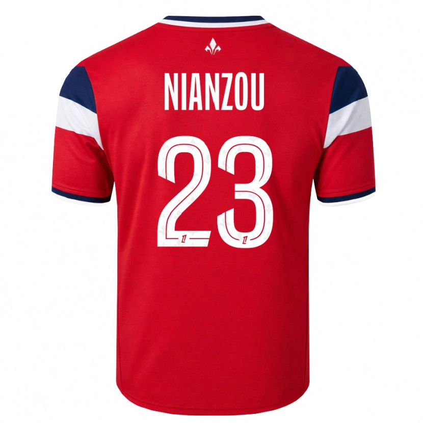 Danxenレディースニアンゾー・タンギー・クアッシ#23赤 白 ロイヤルブルーホームシャツ2026/27ジャージーユニフォーム