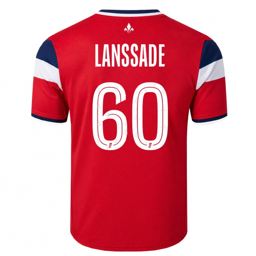 DanxenレディースZadig Lanssade#60赤 白 ロイヤルブルーホームシャツ2026/27ジャージーユニフォーム