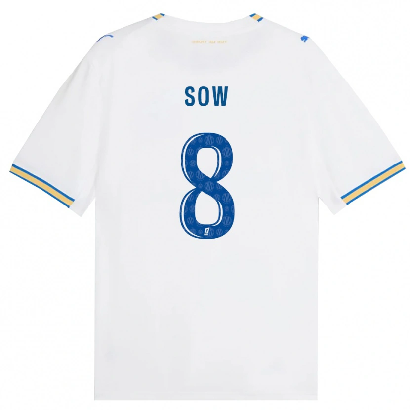 DanxenレディースMbayang Sow#8ドジャーブルー 白ホームシャツ2026/27ジャージーユニフォーム