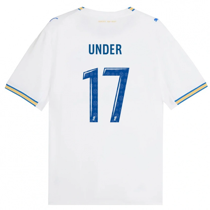 Danxenレディースジェンギズ・ウンデル#17ドジャーブルー 白ホームシャツ2026/27ジャージーユニフォーム