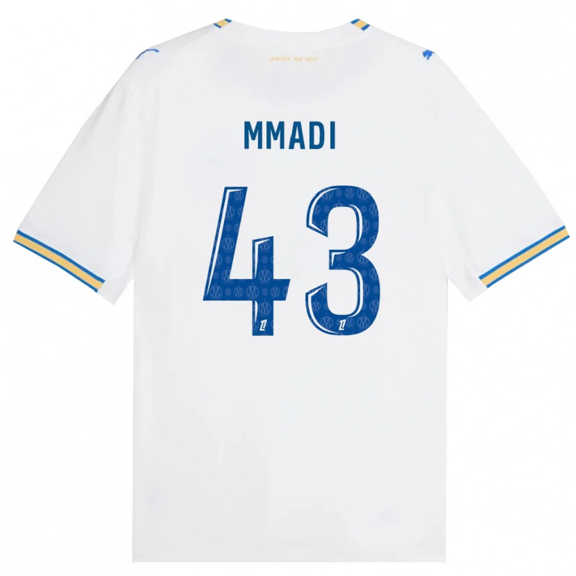 DanxenレディースTadjidine Mmadi#43ドジャーブルー 白ホームシャツ2026/27ジャージーユニフォーム
