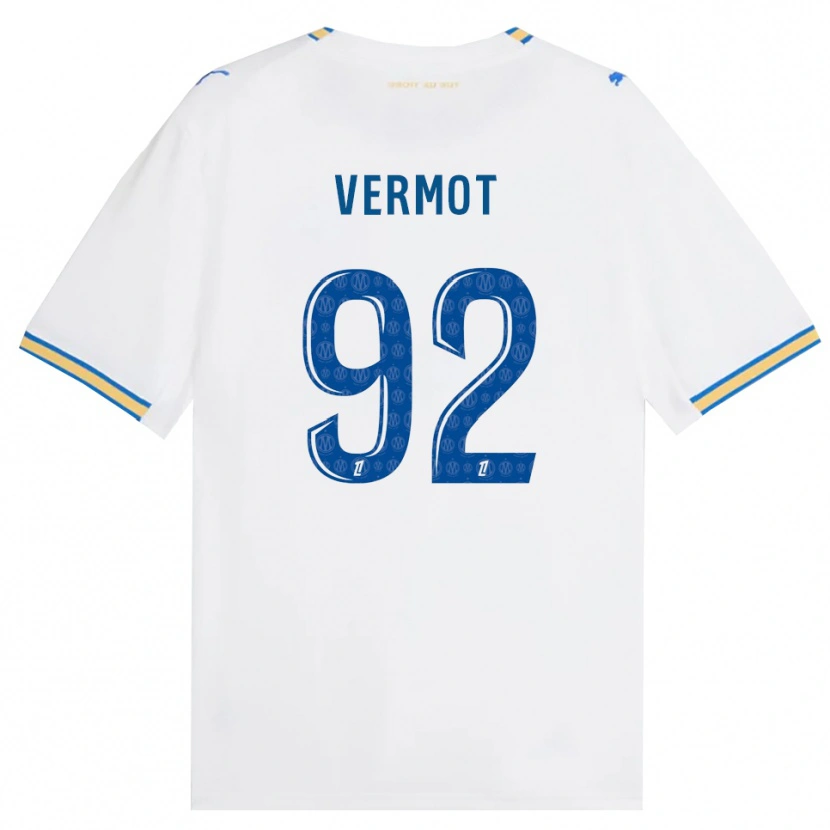 DanxenレディースThéo Vermot#92ドジャーブルー 白ホームシャツ2026/27ジャージーユニフォーム