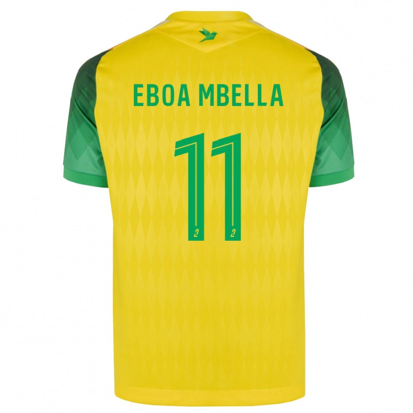 DanxenレディースEden Eboa Mbella#11黄 緑 赤ホームシャツ2026/27ジャージーユニフォーム