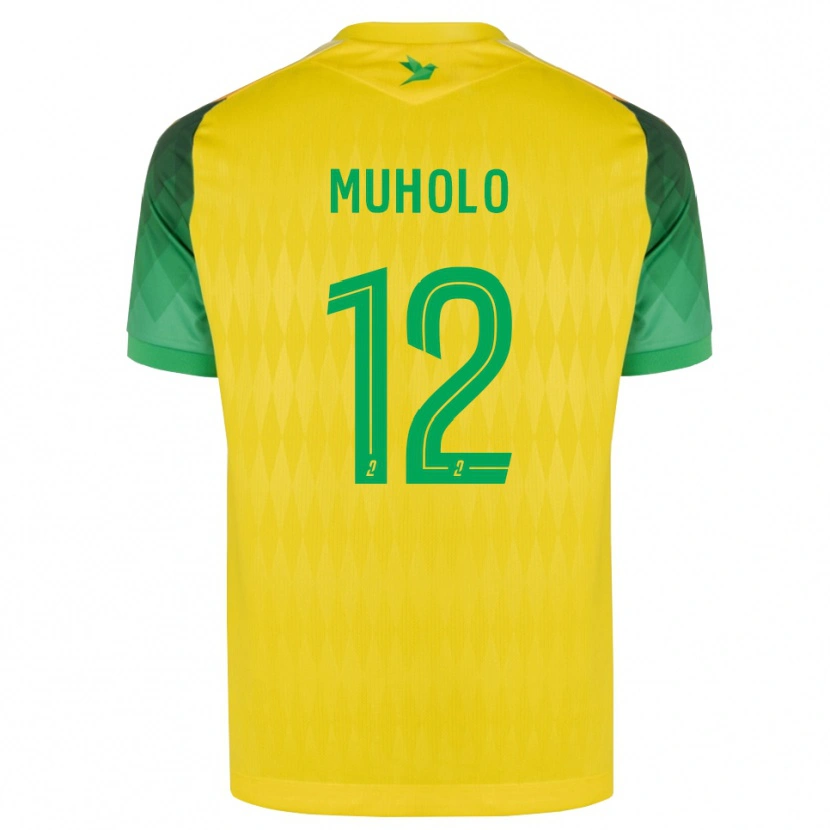 DanxenレディースErnest Muholo#12黄 緑 赤ホームシャツ2026/27ジャージーユニフォーム