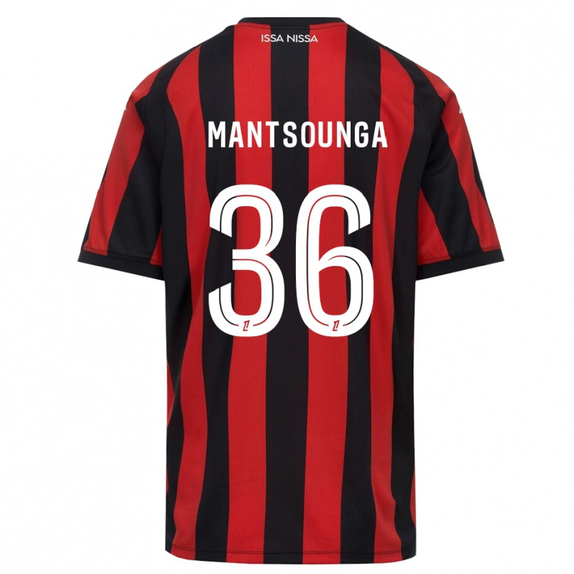 DanxenレディースBrad-Hamilton Mantsounga#36赤 黒 白ホームシャツ2026/27ジャージーユニフォーム