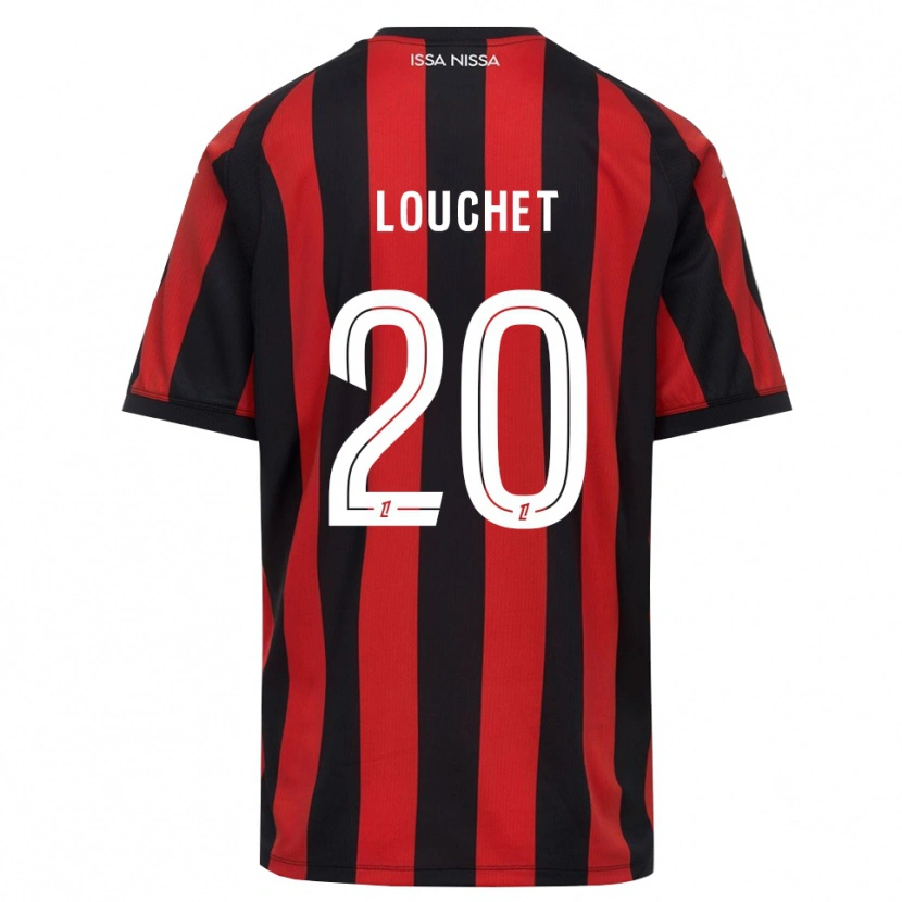 DanxenレディースTom Louchet#20赤 黒 白ホームシャツ2026/27ジャージーユニフォーム