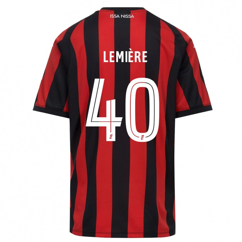 DanxenレディースPauline Lemière#40赤 黒 白ホームシャツ2026/27ジャージーユニフォーム