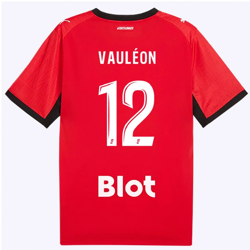 DanxenレディースAntoine Vauléon#12赤 黒 白ホームシャツ2026/27ジャージーユニフォーム